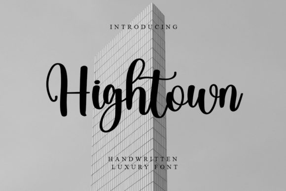 Hightown Font Poster 1
