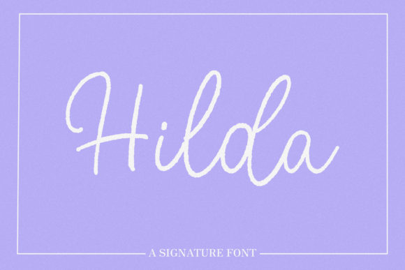 Hilda Font Poster 1