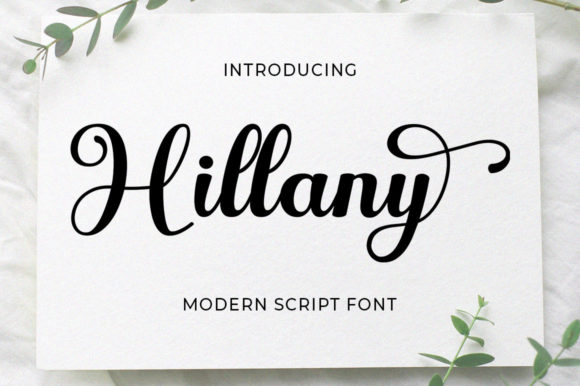 Hillany Font Poster 1