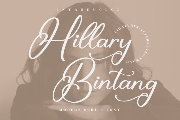 Hillary Bintang Font Poster 1