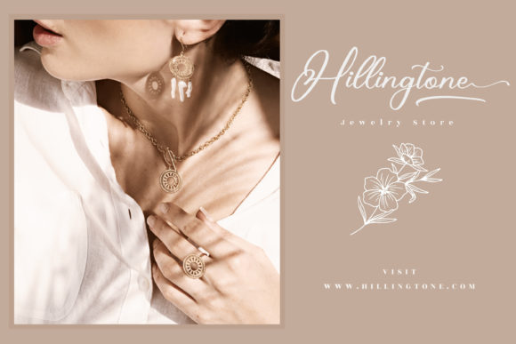 Hillary Bintang Font Poster 2