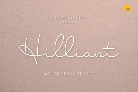 Hilliant Font Poster 1