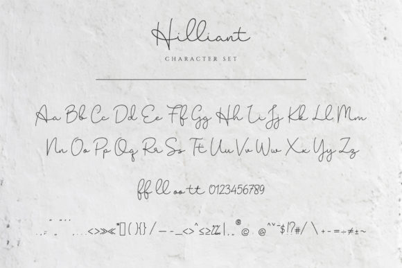 Hilliant Font Poster 6