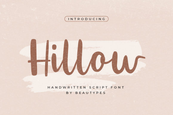 Hillow Script Font Poster 1