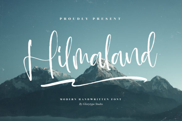 Hilmaland Font Poster 1