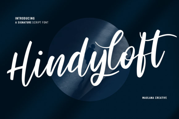 Hindyloft Signature Script Font Poster 1
