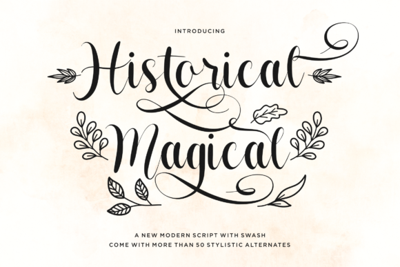 Historical Magical Font Poster 1