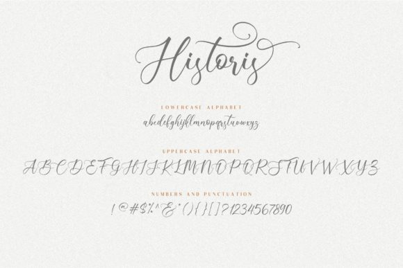 Historis Script Font Poster 11