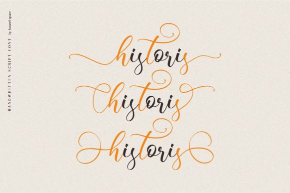 Historis Script Font Poster 10