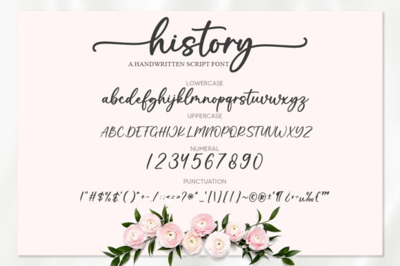 History Font Poster 8