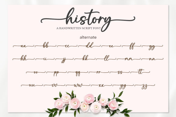 History Font Poster 9