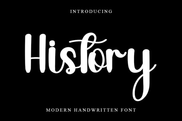 History Font Poster 1