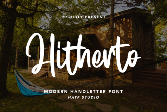 Hitherto Font Poster 1