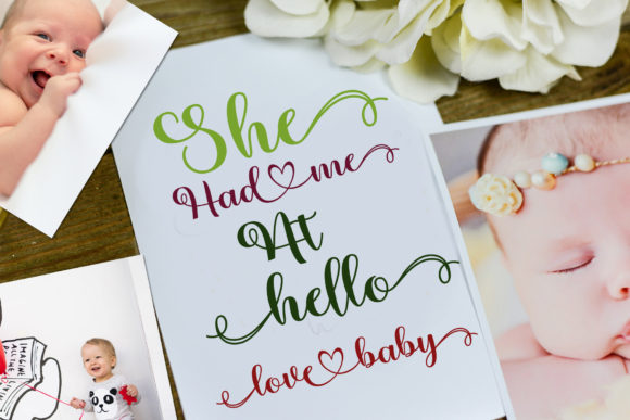 Ho Hello Font Poster 6