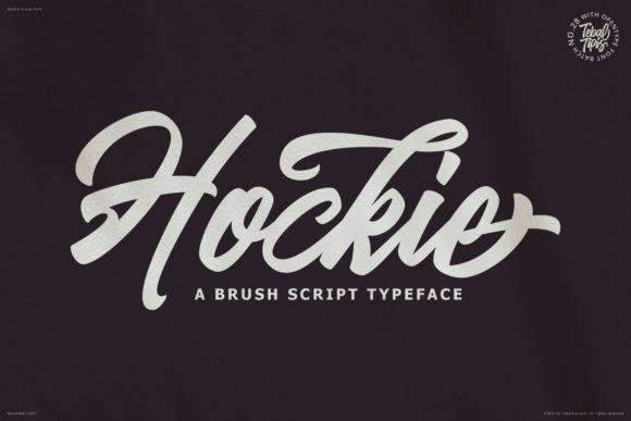 Hockie Script Font Poster 1