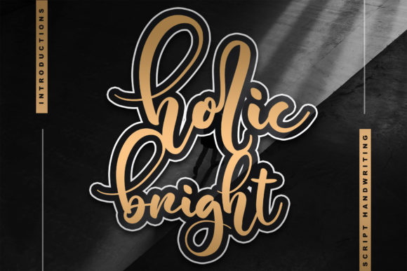 Holic Bright Font Poster 1