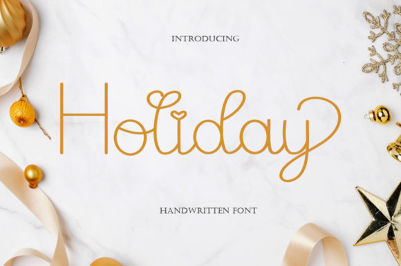 Holiday Font