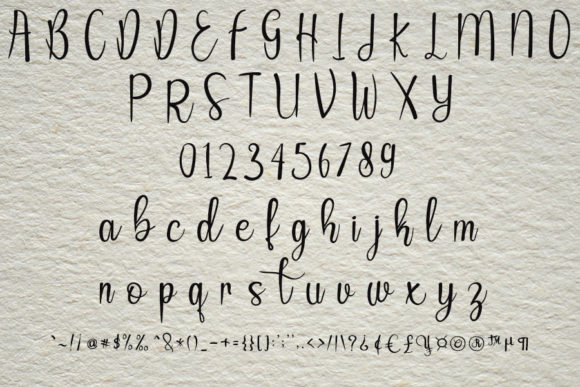 Holiday Font Poster 5