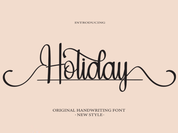 Holiday Font