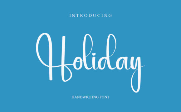 Holiday Font Poster 1