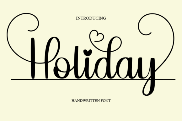 Holiday Font