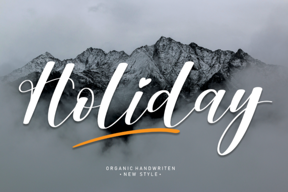 Holiday Font Poster 1