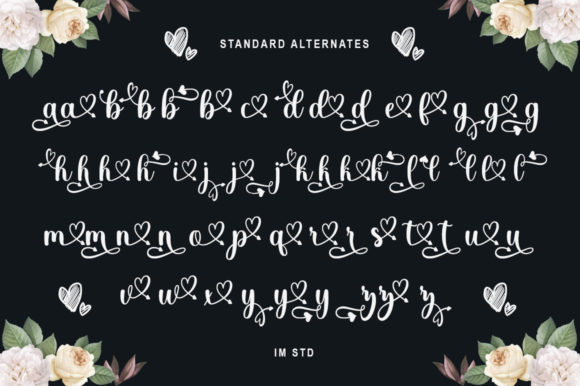 Holiday Belinda Lovely Font Poster 7