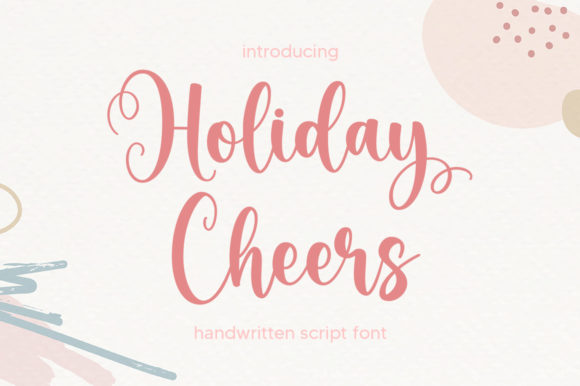 Holiday Cheers Font Poster 1
