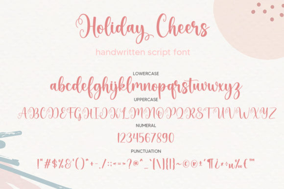 Holiday Cheers Font Poster 5