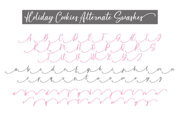 Holiday Cookies Font Poster 3