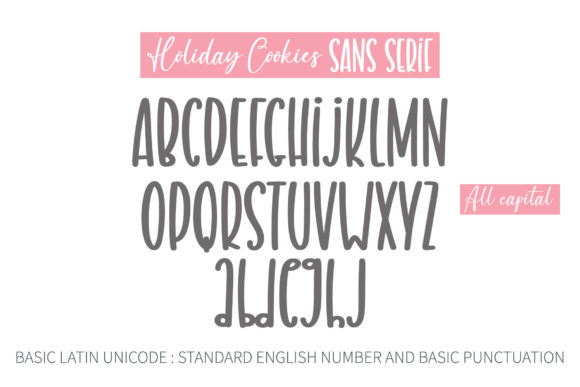 Holiday Cookies Font Poster 4