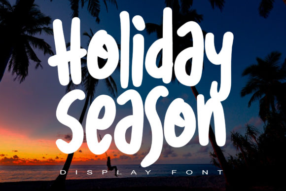 Holiday Season Font Poster 1