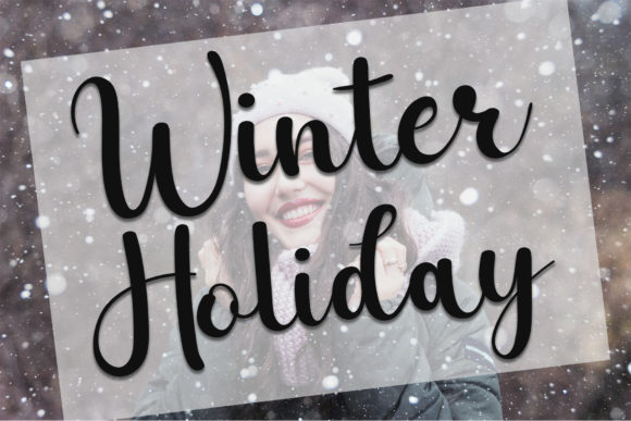 Holiday Stories Font Poster 4
