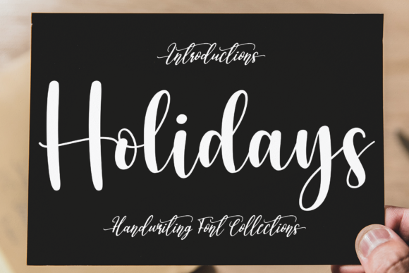 Holidays Font Poster 1