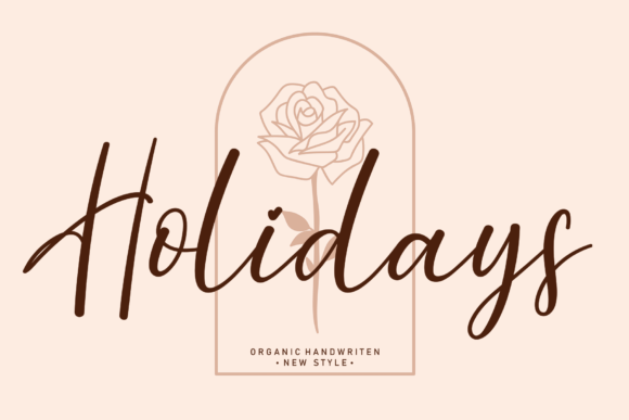 Holidays Font