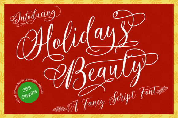 Holidays Beauty Font Poster 1
