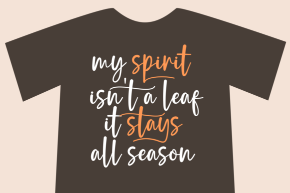 Holla Autumn Font Poster 3