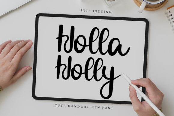Holla Holly Font Poster 1