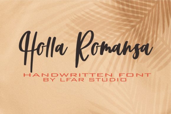 Holla Romansa Font Poster 1