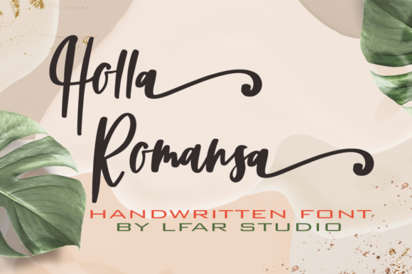 Holla Romansa Font Poster 1