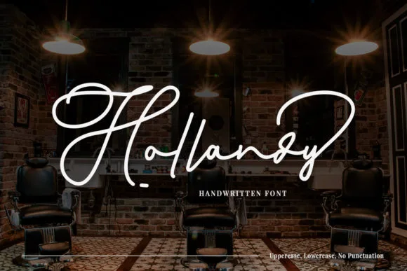 Hollandy Font Hollandy Font Poster 1