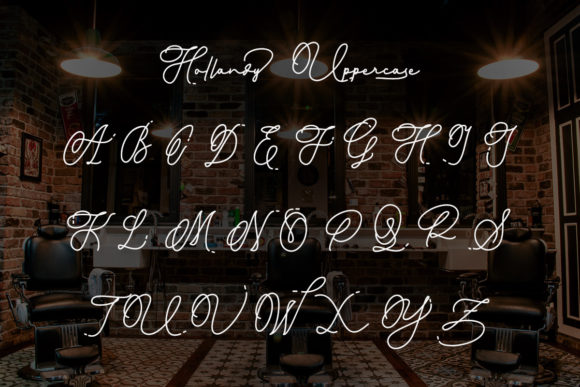 Hollandy Font Poster 4