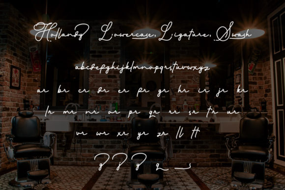 Hollandy Font Poster 5