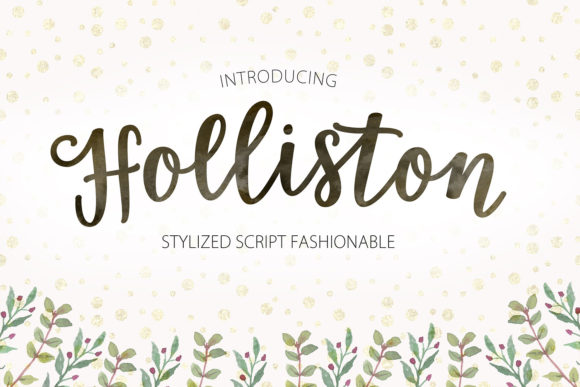 Holliston Script Font