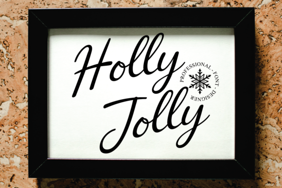 Holly Jolly Font Poster 1