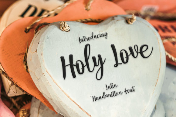 Holy Love Font Poster 1