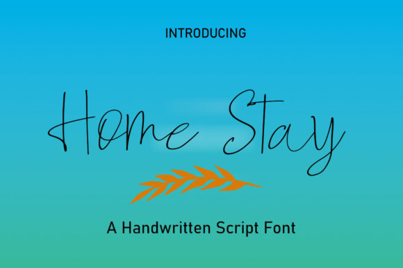 Home Stay Font Poster 1
