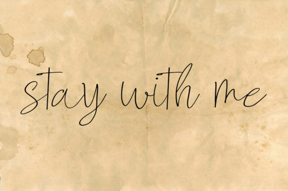 Home Stay Font Poster 2