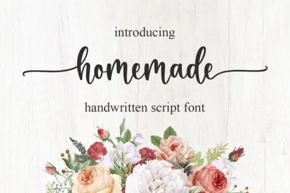 Homemade Font Homemade Font Poster 1