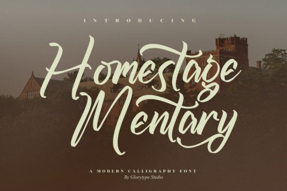 Homestage Mentary Font Poster 1
